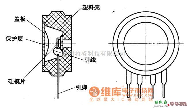 集成电流传感器、变送器中的MPX205O、MPX2l00型压阻式压力传感器电路图  第1张