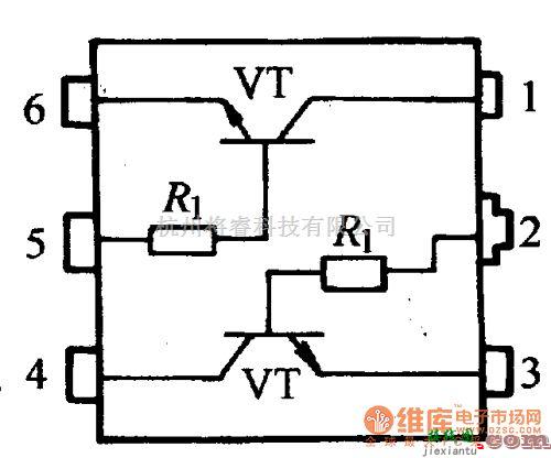 晶闸管控制中的双管单阻独立型电路图  第1张