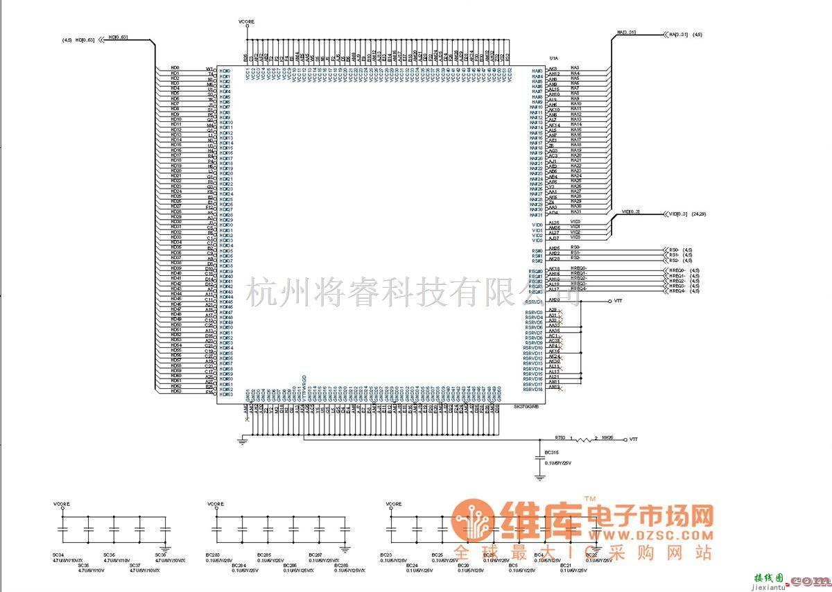 综合电路中的6OXT(1.0)电脑主板电路图_02  第1张