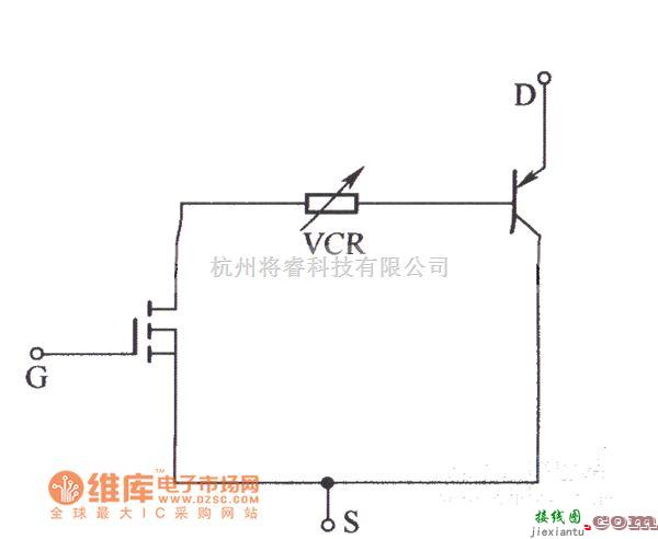 IGBT应用电路中的IGBT的VCR(压控电阻)等效电路模型电路图  第1张