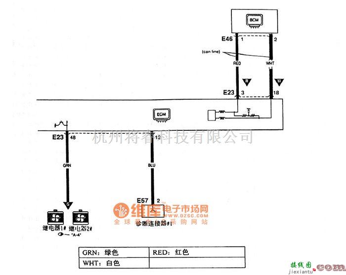 铃木中的长安铃木雨燕轿车发动机电控系统电路图  第4张