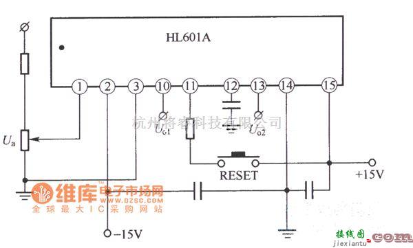 IGBT应用电路中的HL610A的典型应用接线电路图  第1张