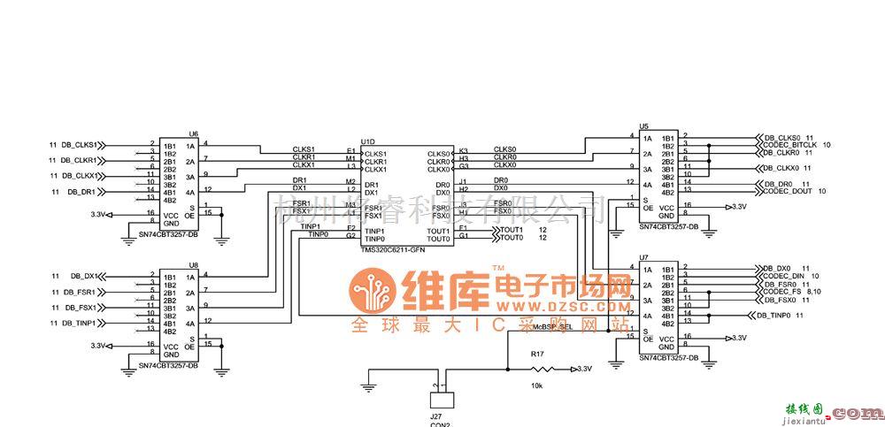 综合电路中的ICETEK-C6711-A原理图04  第1张