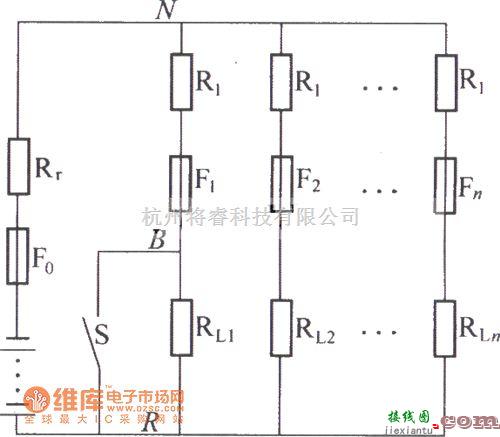 通信电源中的高阻配电电路图  第1张