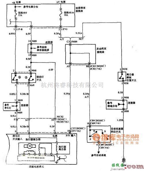 索纳塔、巡航控制系统电路图  第2张