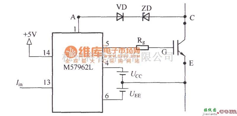 IGBT应用电路中的IGBT分散过电流保护原理电路图  第1张