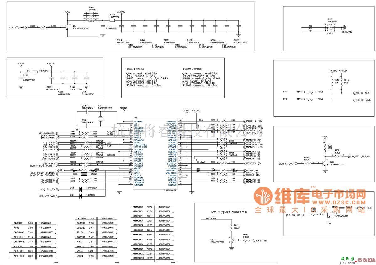 综合电路中的6OXT(1.0)电脑主板电路图_15  第1张