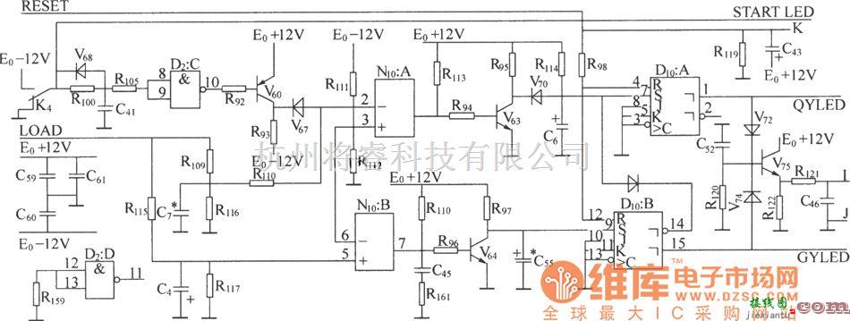 通信电源中的DZW75-48/50(50II)复位控制电路图  第1张