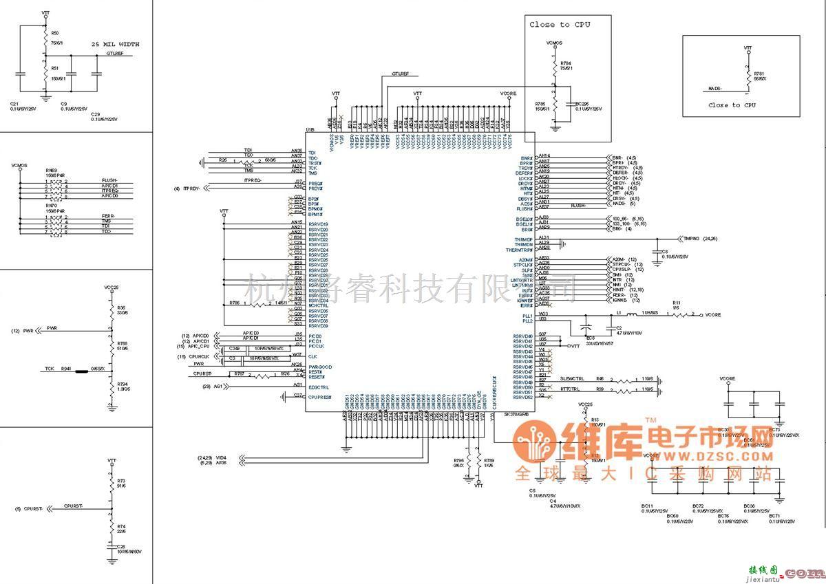 综合电路中的6OXT(1.0)电脑主板电路图_03  第1张