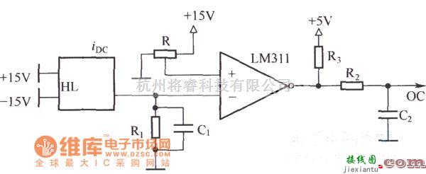 IGBT应用电路中的IGBT集中过电流保护原理电路图  第1张