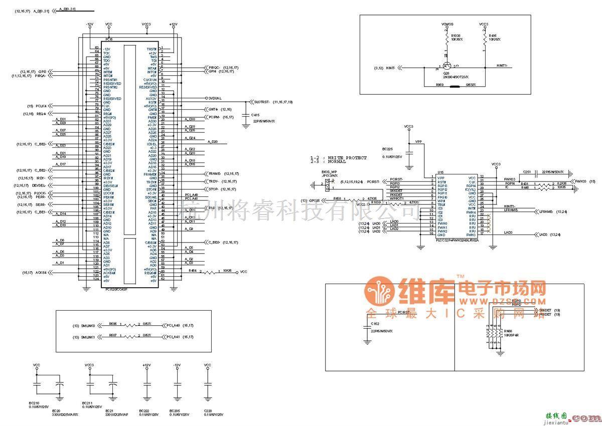 综合电路中的6OXT(1.0)电脑主板电路图_18  第1张