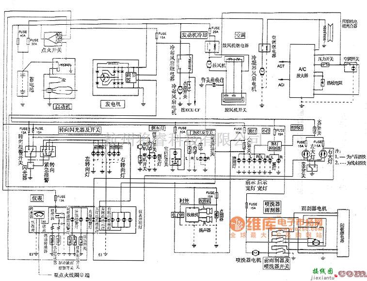 吉利中的美日整车电路图  第1张