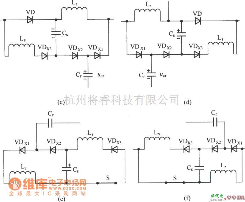 IGBT应用电路中的无源无损缓冲电路拓扑结构电路图  第1张