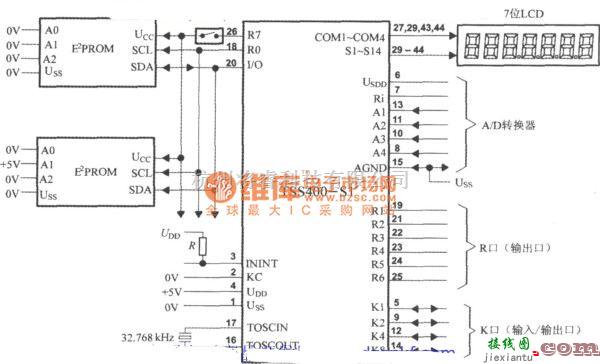 转速、角速度、加速度传感器中的低功耗可编程传感器信号处理器TSS400-S1的典型系统配置电路图  第1张