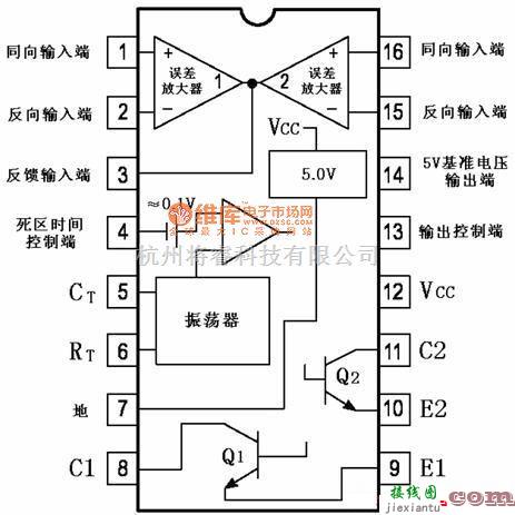 综合电路中的机动车调压器电路原理图  第1张