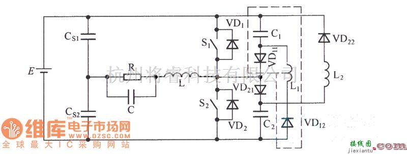 IGBT应用电路中的C-L-2D型无源无损缓冲电路图  第1张