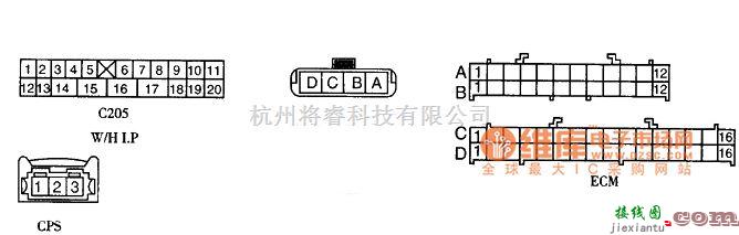 大宇中的大宇汽油泵　喷油嘴电路图  第1张