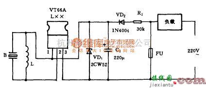 综合电路中的保险丝熔断报警器线路图  第1张