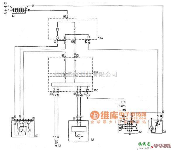 菲亚特中的派力奥启动和充电系统电路图  第1张