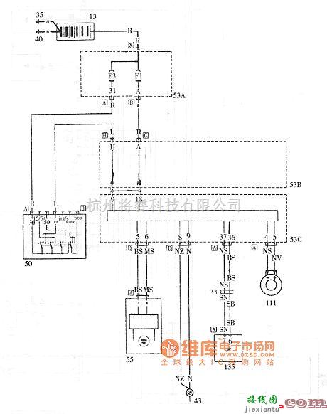 菲亚特中的派力奥Fiat代码系统电路图  第1张