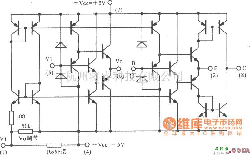 运算放大电路中的宽带运算跨导放大缓冲电路OPA660电路图  第1张