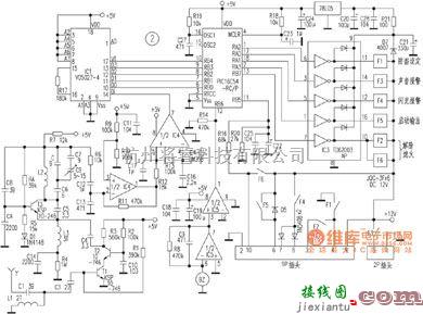 报警控制中的ＰＩＣ单片机控制的遥控防盗报警器电路图  第2张