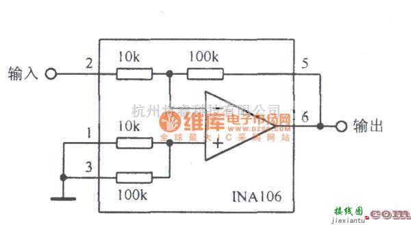 运算放大电路中的精密反相放大电路图  第1张