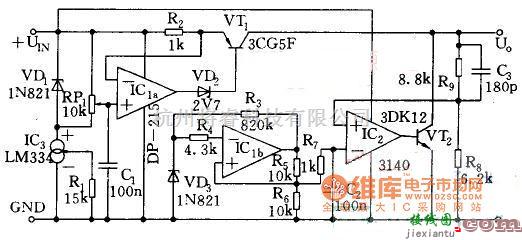 稳压电源中的高性能稳压器电路图  第1张