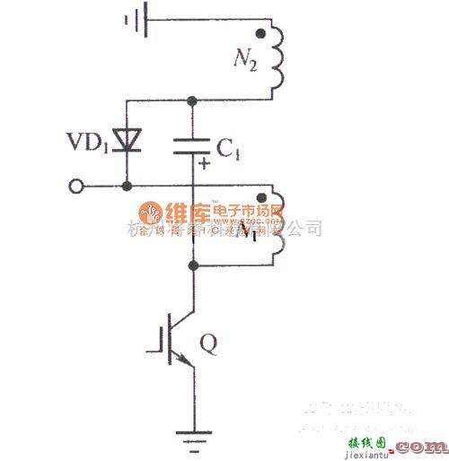 IGBT应用电路中的正激变换器电路图  第1张