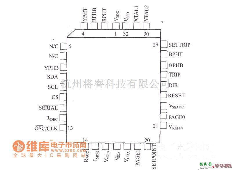 IGBT应用电路中的SA866引脚排列电路图  第1张