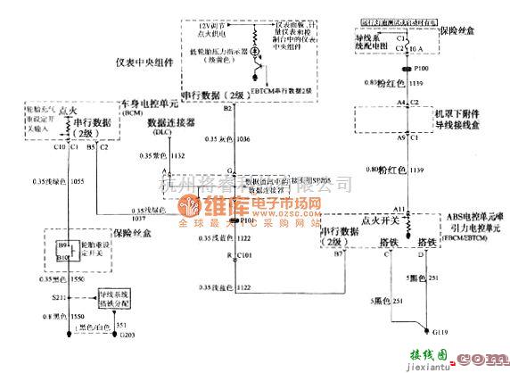 别克中的别克/GL8汽车TPM电路图  第1张