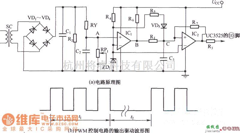 IGBT应用电路中的利用电流传感器检测IGBT过流的短路保护电路图  第1张