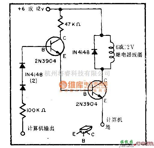 综合电路中的家用电器／计算机连接器电路图  第1张