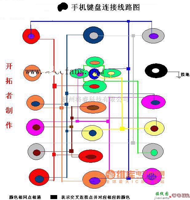 音频处理中的手机l6键盘线路电路图  第1张