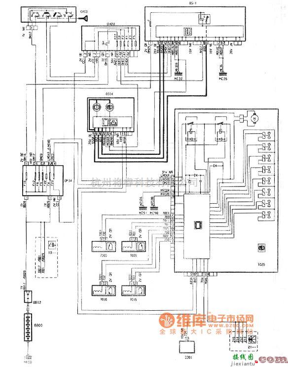 东风雪铁龙中的神龙毕加索2.0L轿车ABS电路图  第1张