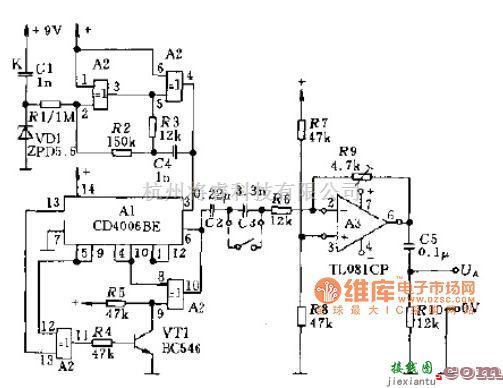 综合电路中的噪声发生器电路原理图  第1张