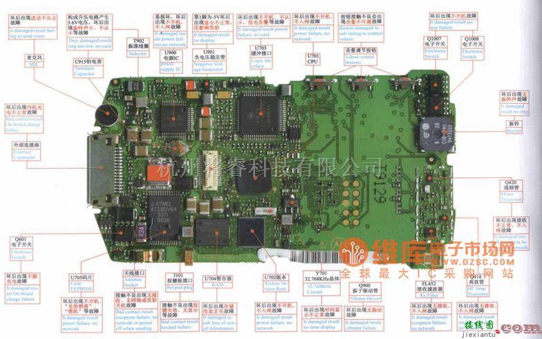 手机维修中的摩托罗拉338维修电路图  第2张