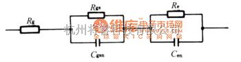 湿敏电路中的La1-xSrxFeO３传感器的等效电路图  第1张