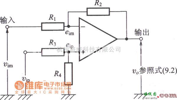 运算放大电路中的基于运放的差动放大器电路图  第1张