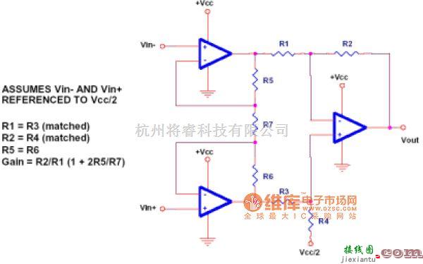 运算放大电路中的运算放大模拟电感电路图  第1张