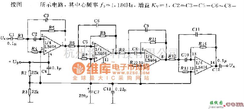 滤波器中的电信滤波器电路原理图  第1张