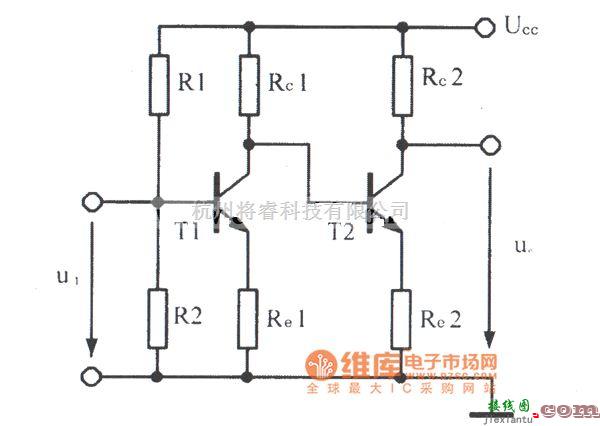 模拟电路中的直接耦合放大电路图  第1张