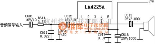 语音电路中的伴音电路原理图  第1张