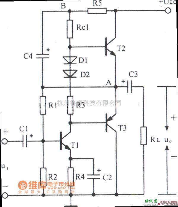 模拟电路中的实用互补对称电路图  第1张