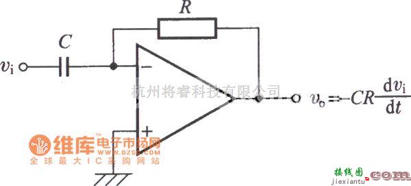 运算放大电路中的微分电路图  第1张