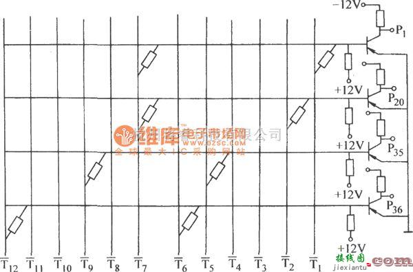 数字电路中的两输入端电阻一晶体管或非门电路图  第1张