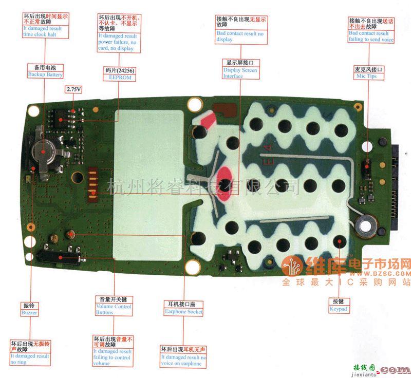 手机维修中的爱立信T28维修电路图  第2张