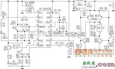 磁场、电场传感器中的智能型微电子红外感应水嘴电路图  第1张