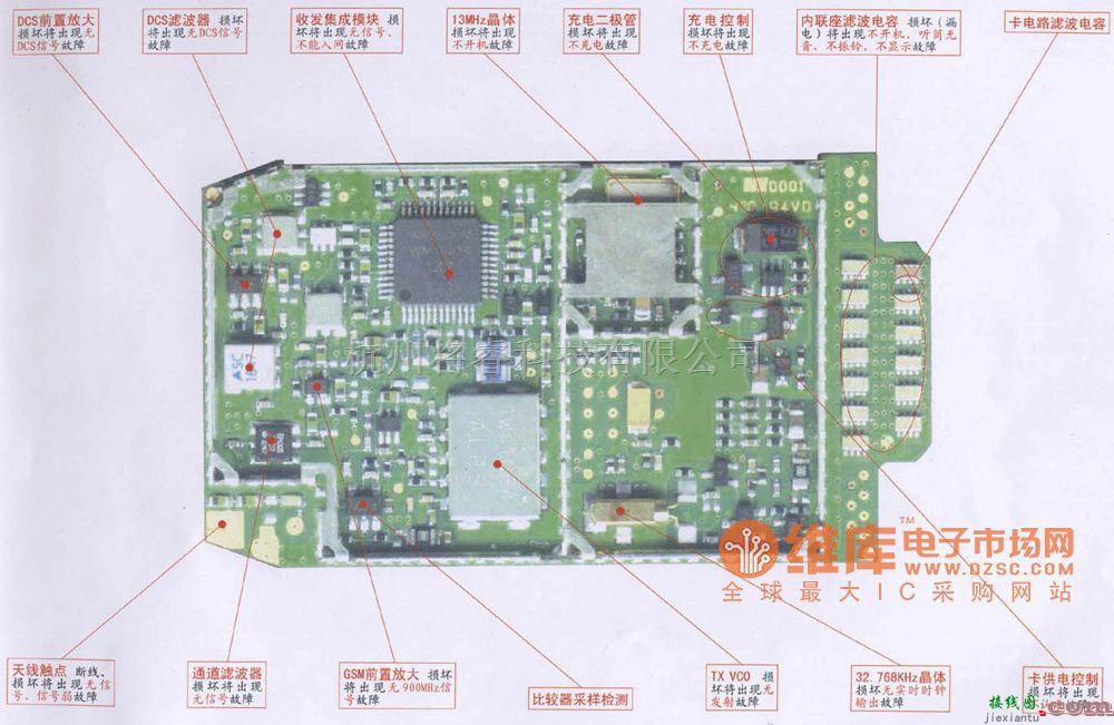 手机维修中的TCL8988手机维修电路图  第2张