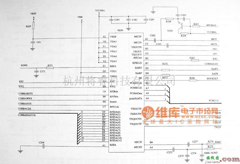 手机维修中的诺基亚8110手机故障维修电路图  第1张